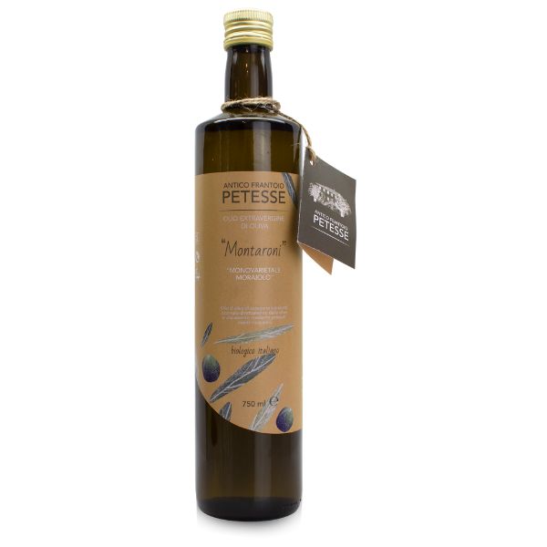 Olio extravergine di oliva biologico "Montaroni" Antico Frantoio Petesse